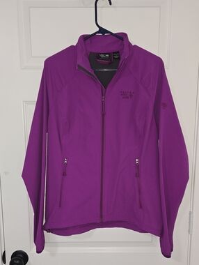 Softshell Utility Jacket By Mountain Hardwear Women's Bright Purple